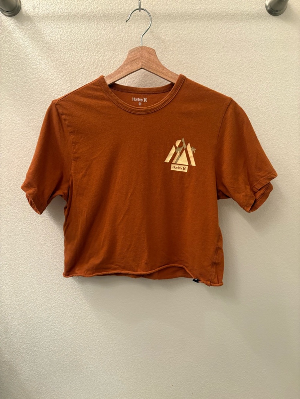Hurley cropped graphic tee